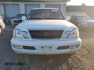 1999 Lexus LX 470 z VIN JT6HT00WXX0056382, wystawiony jako Copart lot #43045035 z przebiegiem 238 727 mil mil oraz Czysty tytuł • Clean title. Historia ofert i sprzedaży dostępna na DreamBid. Obrazek 5.
