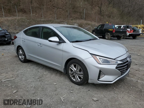 2020 Hyundai Elantra SEL with VIN 5NPD84LF0LH530607, listed as a Copart auction lot 52287195 with 60,401 mi miles and Salvage Title. Bid and sale history available at DreamBid. Image 4.