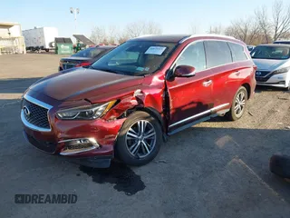 2020 Infiniti QX60 Luxe with VIN 5N1DL0MM0LC511566, listed as a IAAI auction lot 40879519 with 90,479 mi miles and . Bid and sale history available at DreamBid. Image 17.