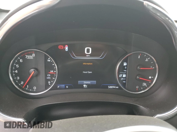 2022 Chevrolet Malibu Premier with VIN 1G1ZE5SXXNF194209, listed as a Copart auction lot 53564055 with 58,894 mi miles and Salvage Title. Bid and sale history available at DreamBid. Image 9.