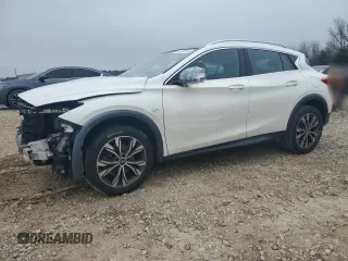 2017 Infiniti QX30 Luxury with VIN SJKCH5CRXHA035886, listed as a Copart auction lot 43328265 with 117,419 mi miles and Salvage Title. Bid and sale history available at carsss.com. Image 1.