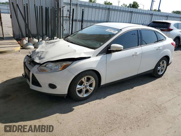 2013 Ford Focus SE with VIN 1FADP3F21DL315133, listed as a Copart auction lot 60502705 with 123,504 mi miles and Salvage title. Bid and sale history available at DreamBid. Image 1.