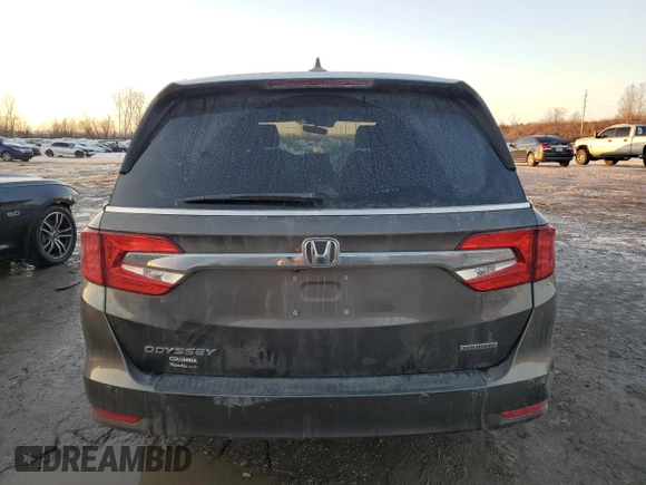 2019 Honda Odyssey Touring with VIN 5FNRL6H83KB085223, listed as a Copart auction lot 87628395 with 163,035 mi miles and Salvage Title. Bid and sale history available at carsss.com. Image 6.