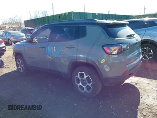 2022 Jeep Compass Trailhawk with VIN 3C4NJDDB4NT136213, listed as a IAAI auction lot 41689612 with 50,091 mi miles and . Bid and sale history available at DreamBid. Image 3.
