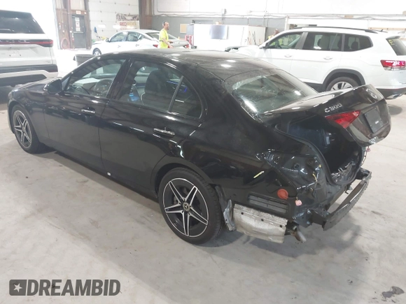 2023 Mercedes-Benz C 300 with VIN W1KAF4HB9PR143279, listed as a IAAI auction lot 42394162 with 19,388 mi miles and . Bid and sale history available at DreamBid. Image 3.