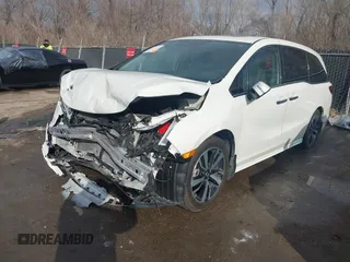 2019 Honda Odyssey Elite with VIN 5FNRL6H93KB117922, listed as a IAAI auction lot 41582622 with 25,327 mi miles and . Bid and sale history available at DreamBid. Image 19.