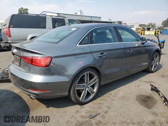 2015 Audi A3 2.0T Premium Plus with VIN WAUEFGFF4F1066950, listed as a Copart auction lot 66340553 with 107,523 mi miles. Bid and sale history available at carsss.com. Image 3.
