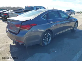 2016 Hyundai Genesis 3.8L with VIN KMHGN4JEXGU118623, listed as a IAAI auction lot 41401807 with 105,060 mi miles. Bid and sale history available at carsss.com. Image 4.