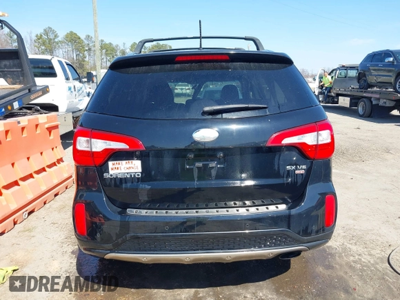 2014 Kia Sorento SX Limited with VIN 5XYKWDA74EG548613, listed as a IAAI auction lot 41766029 with 155,467 mi miles. Bid and sale history available at carsss.com. Image 16.