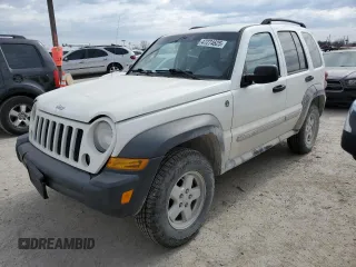 2006 Jeep Liberty Sport with VIN 1J4GL48K66W197579, listed as a Copart auction lot 47274625 with 214,608 mi miles and Clean Title. Bid and sale history available at carsss.com. Image 1.
