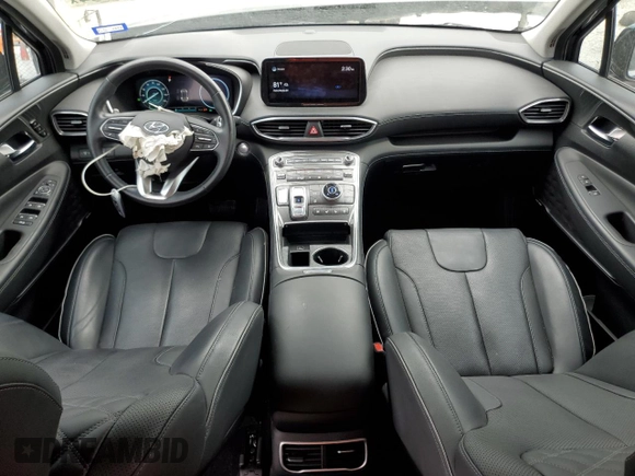 2021 Hyundai Santa Fe Hybrid Limited with VIN KM8S5DA11MU013536, listed as a Copart auction lot 47082334 with 48,746 mi miles and Clean Title. Bid and sale history available at carsss.com. Image 8.