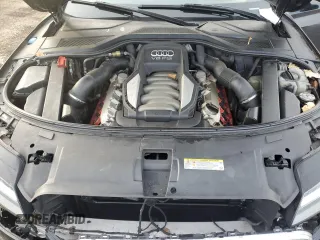 2012 Audi A8 with VIN WAURVAFD0CN025493, listed as a Copart auction lot 86454994 with 142,779 mi miles and Salvage Title. Bid and sale history available at DreamBid. Image 13.