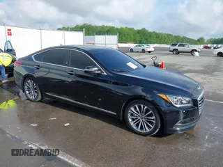 2015 Hyundai Genesis 3.8L with VIN KMHGN4JE3FU080540, listed as a IAAI auction lot 39274450 with 144,269 mi miles. Bid and sale history available at carsss.com. Image 1.