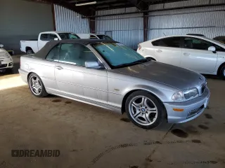 2002 BMW 3 Series 330Ci with VIN WBABS53402JU88908, listed as a Copart auction lot 44438855 with 87,225 mi miles and Salvage Title. Bid and sale history available at DreamBid. Image 4.