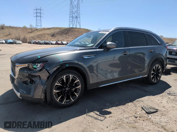 2024 Mazda CX-90 Premium Plus with VIN JM3KKEHA6R1151288, listed as a Copart auction lot 53040705 with 12,232 mi miles and Salvage title. Bid and sale history available at DreamBid. Image 1.