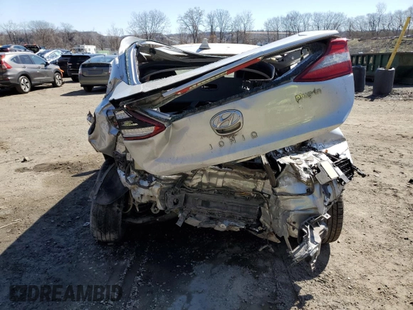 2019 Hyundai Ioniq Limited with VIN KMHC75LD7KU159934, listed as a Copart auction lot 52484375 with 26,629 mi miles and Salvage title. Bid and sale history available at DreamBid. Image 6.