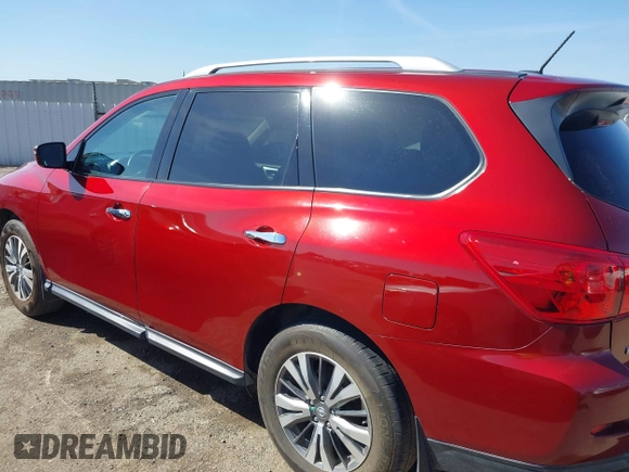 2018 Nissan Pathfinder SV z VIN 5N1DR2MN5JC678022, wystawiony jako IAAI lot #42206918 z przebiegiem 106 488 mil mil oraz . Historia ofert i sprzedaży dostępna na DreamBid. Obrazek 14.