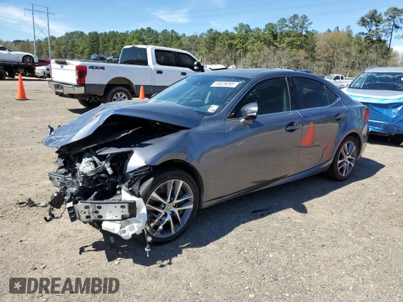 2018 Lexus IS with VIN JTHBA1D26J5075005, listed as a Copart auction lot 49326095 with 85,701 mi miles and Salvage Title. Bid and sale history available at carsss.com. Image 1.