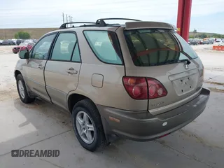 1999 Lexus RX 300 Luxury SUV with VIN JT6HF10U2X0018835, listed as a IAAI auction lot 41875166 with 134,861 mi miles. Bid and sale history available at carsss.com. Image 3.