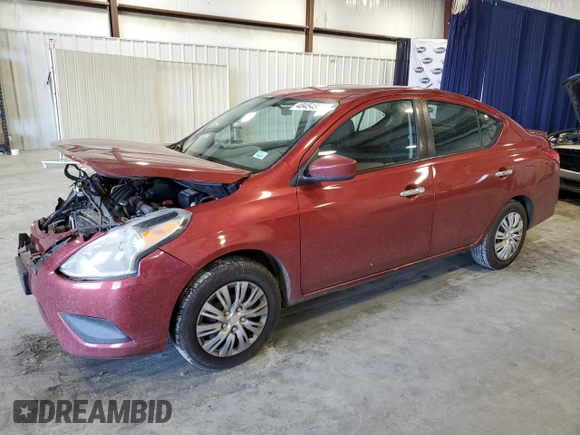 2016 Nissan Versa SV with VIN 3N1CN7AP2GL899110, listed as a Copart auction lot 48454855 with 182,247 mi miles and Salvage Title. Bid and sale history available at carsss.com. Image 1.