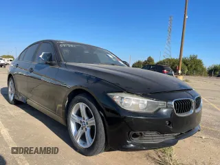 2015 BMW 3 Series 320i with VIN WBA3B1C5XFP681351, listed as a Copart auction lot 54109605 with 53,948 mi miles and Clean Title. Bid and sale history available at carsss.com. Image 1.