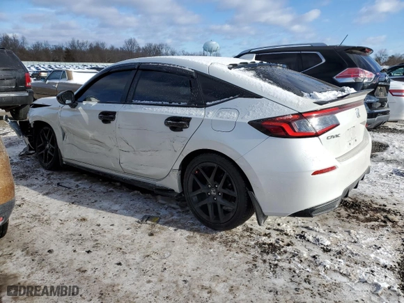 2022 Honda Civic Hatchback Sport with VIN 19XFL2H81NE004645, listed as a Copart auction lot 87396534 with 42,067 mi miles and Salvage Title. Bid and sale history available at carsss.com. Image 2.