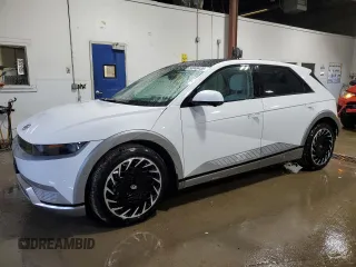 2024 Hyundai Ioniq 5 Limited z VIN KM8KRDDF1RU247677, wystawiony jako Copart lot #54948435 z przebiegiem 7 591 mil mil oraz Szkoda całkowita • Salvage title. Historia ofert i sprzedaży dostępna na DreamBid. Obrazek 1.