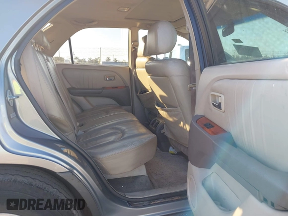 2001 Lexus RX 300 with VIN JTJGF10U110115162, listed as a IAAI auction lot 40998420 with 227,602 mi miles. Bid and sale history available at carsss.com. Image 8.