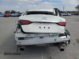 2021 Infiniti Q50 3.0t LUXE with VIN JN1EV7BP3MM704754, listed as a Copart auction lot 46443885 with 48,638 mi miles and Clean Title. Bid and sale history available at carsss.com. Image 6.