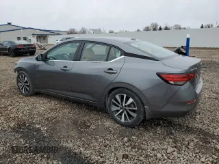 2021 Nissan Sentra SV with VIN 3N1AB8CV7MY242741, listed as a Copart auction lot 52522655 with 35,634 mi miles and Non repairable. Bid and sale history available at DreamBid. Image 2.
