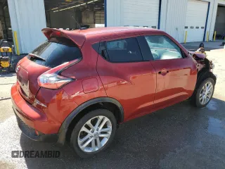2015 Nissan Juke SV with VIN JN8AF5MV7FT558459, listed as a Copart auction lot 46813295 with 91,593 mi miles and Salvage title. Bid and sale history available at DreamBid. Image 3.