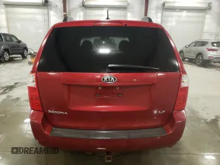 2009 Kia Sedona LX with VIN KNDMB233096314111, listed as a Copart auction lot 75015294 with 119,756 mi miles and Salvage Title. Bid and sale history available at carsss.com. Image 6.