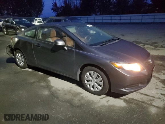 2012 Honda Civic Cpe LX with VIN 2HGFG3B56CH547808, listed as a Copart auction lot 74896044 with 114,041 mi miles and Salvage Title. Bid and sale history available at carsss.com. Image 4.