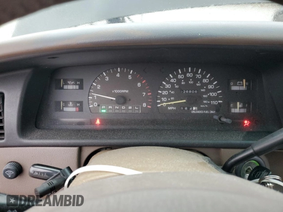 1995 Toyota T100 SR5 z VIN JT4VD12F0S0007793, wystawiony jako Copart lot #85020824 z przebiegiem 226 806 mil mil oraz Czysty tytuł • Clean title. Historia ofert i sprzedaży dostępna na DreamBid. Obrazek 9.