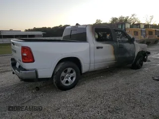 2025 Ram 1500 Big Horn with VIN 1C6SRFFPXSN583907, listed as a Copart auction lot 87313124 with 0 mi miles and Non Repairable. Bid and sale history available at carsss.com. Image 3.