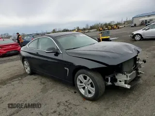 2015 BMW 4 Series 428i xDrive with VIN WBA3N5C54FK198577, listed as a Copart auction lot 50296395 with 56,607 mi miles and Salvage Title. Bid and sale history available at carsss.com. Image 10.
