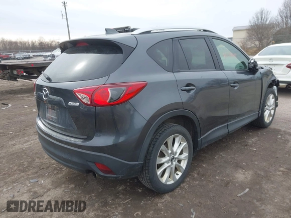 2014 Mazda CX-5 Grand Touring with VIN JM3KE4DY4E0343863, listed as a IAAI auction lot 41770402 with 117,615 mi miles. Bid and sale history available at carsss.com. Image 4.