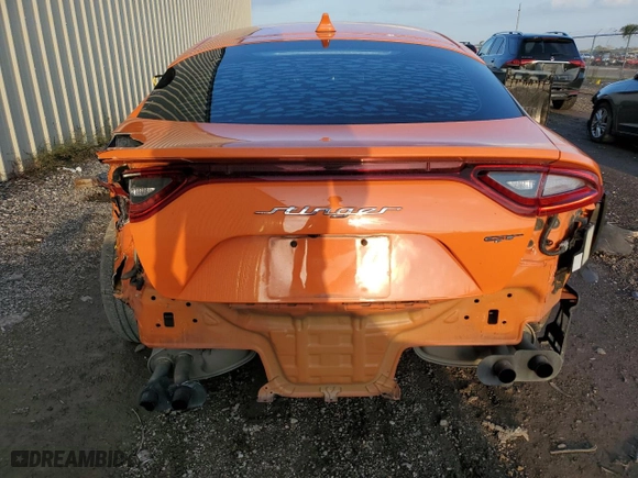 2019 Kia Stinger GT with VIN KNAE35LC9K6070562, listed as a Copart auction lot 83575904 with 75,785 mi miles and Salvage Title. Bid and sale history available at carsss.com. Image 6.