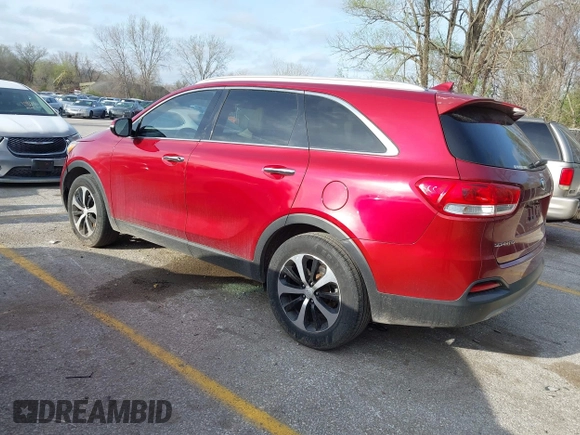 2016 Kia Sorento EX with VIN 5XYPH4A15GG013305, listed as a IAAI auction lot 41904315 with 192,111 mi miles and . Bid and sale history available at DreamBid. Image 3.