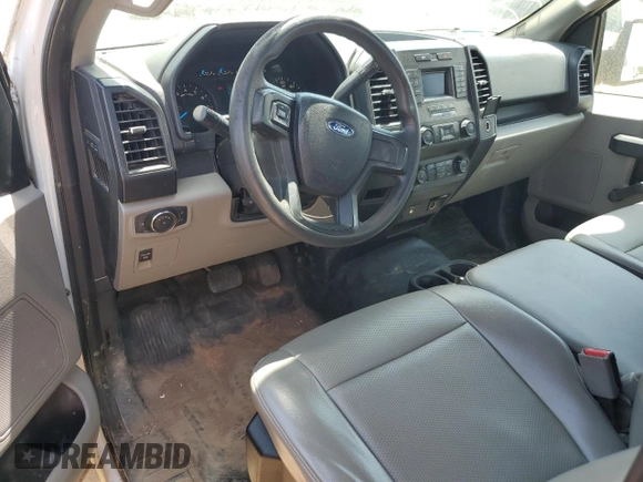 2017 Ford F-150 XL with VIN 1FTMF1C8XHFC03882, listed as a Copart auction lot 52555455 with 85,623 mi miles and Clean Title. Bid and sale history available at carsss.com. Image 8.