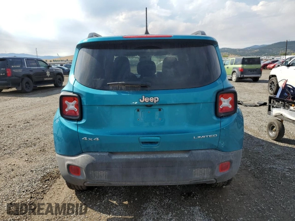 2022 Jeep Renegade Limited z VIN ZACNJDD14NPN95513, wystawiony jako Copart lot #67209794 z przebiegiem 12 448 mil mil oraz Szkoda całkowita • Salvage title. Historia ofert i sprzedaży dostępna na DreamBid. Obrazek 6.