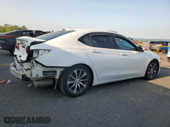 2016 Acura TLX with VIN 19UUB1F34GA006652, listed as a Copart auction lot 59721815 with 130,863 mi miles and Salvage title. Bid and sale history available at DreamBid. Image 3.