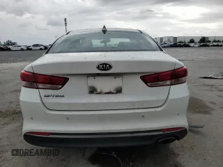 2018 Kia Optima LX with VIN 5XXGT4L3XJG253264, listed as a Copart auction lot 52143655 with 136,592 mi miles and Salvage Title. Bid and sale history available at carsss.com. Image 6.