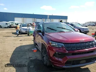 2022 Jeep Compass High Altitude with VIN 3C4NJDCB4NT170542, listed as a Copart auction lot 51275985 with 39,746 mi miles and Salvage Title. Bid and sale history available at DreamBid. Image 11.
