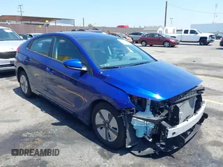 2022 Hyundai Ioniq Blue with VIN KMHC65LC0NU273160, listed as a IAAI auction lot 42499387 with 25,941 mi miles and . Bid and sale history available at DreamBid. Image 1.