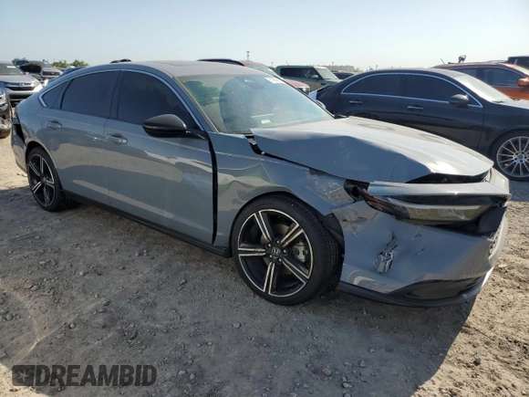 2023 Honda Accord Sport с VIN 1HGCY2F56PA000451, выставлен на аукционе Copart как лот 51900885 с пробегом 28 870 миль миль и Списание • Salvage title. История ставок и продаж доступна на DreamBid. Изображение 4.