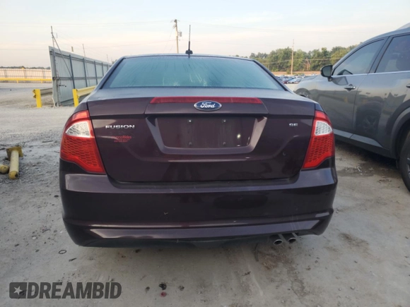 2012 Ford Fusion SE с VIN 3FAHP0HA0CR331568, выставлен на аукционе Copart как лот 61817115 с пробегом 109 386 миль миль и На запчасти • Non repairable. История ставок и продаж доступна на DreamBid. Изображение 6.