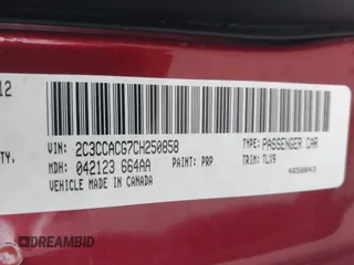 2012 Chrysler 300 Limited z VIN 2C3CCACG7CH250858, wystawiony jako IAAI lot #41709739 z przebiegiem 236 991 mil mil oraz . Historia ofert i sprzedaży dostępna na DreamBid. Obrazek 9.