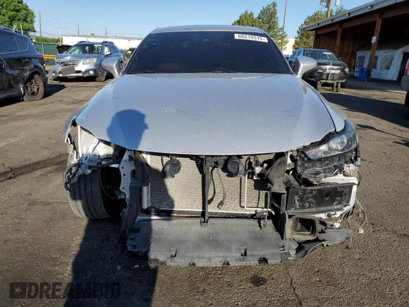 2020 Lexus IS 350 F Sport with VIN JTHGZ1E27L5017792, listed as a Copart auction lot 60219315 with 45,023 mi miles and Salvage title. Bid and sale history available at DreamBid. Image 5.