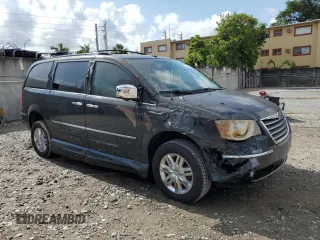 2010 Chrysler Town & Country Limited z VIN 2A4RR7DX0AR387518, wystawiony jako Copart lot #55501025 z przebiegiem 87 823 mil mil oraz Szkoda całkowita • Salvage title. Historia ofert i sprzedaży dostępna na DreamBid. Obrazek 4.